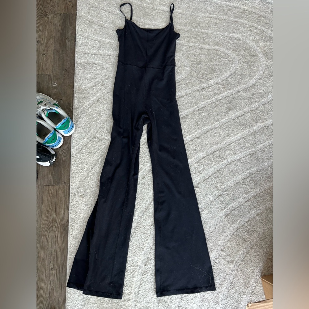 Aritzia Divinity Free Kick Flare Jumpsuit